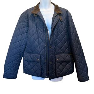 Polo by Ralph Lauren Navy Quilted Jacket XL EUC